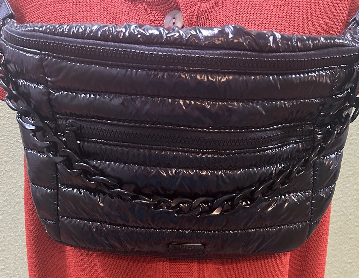 BCBGeneration Puffer Collection Black Shoulder Cr… - image 7