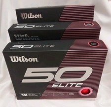 36 Wilson 50 Elite Pink Golf Balls - 3 Dozen