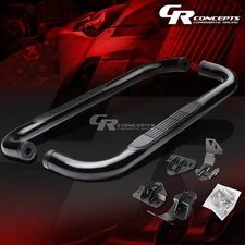 BLACK 3" SIDE STEP NERF BAR RUNNING BOARD KIT FOR 09-14 FORD F-150 STANDARD CAB