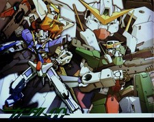 Gundam anime mobile suit Custom Gaming Mat Desk 1279