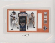 2005 All-Star Fanfest Laminated Passes Media Ivan Rodriguez Al Kaline HOF 0q3