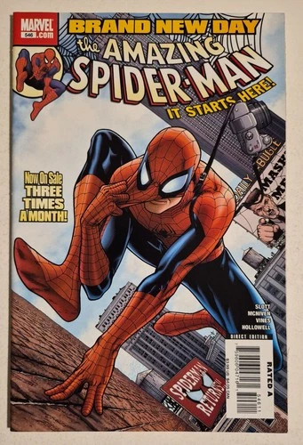 The Amazing Spider-Man #546 (2008, Marvel) VF/NM 1st App Mr. Negative, Jackpot