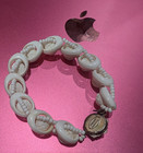 MIRIAM HASKELL vintage bracelet white ball and bead LK NU — photo 5
