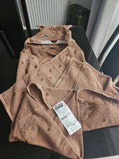 Child SKOGSDUVATowel with hood, lynx shaped/brown, 70x140 cm ikea