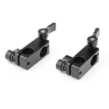 Right Angle Rod Clamp 15mm Rod 90 Degree Rotate For Video Camera 2 PCS 1777