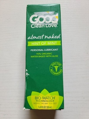 Good Clean Love Almost Naked Hint of Mint Personal Lubricant 1.69 oz Exp 06/2028
