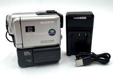 Sony Handycam DCR-PC5 Handheld MiniDV Camcorder Silver w/ Extras - Tested