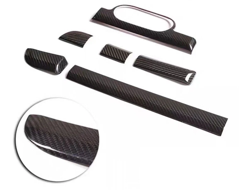 Tablero de instrumentos interior de fibra de carbono para Porsche 718 Cayman 2016-2020 Foto 4 de 4