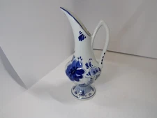 Vintage 6" Tall Delft Holland Pitcher / Creamer / Vase