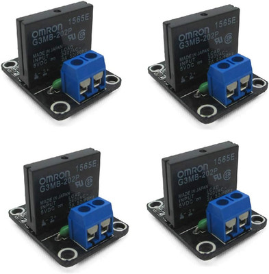 4pcs 5V 1 Channel High Level Solid State Relay Module DC Control AC 240V 2A w...
