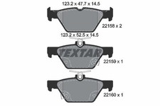 Textar Rear Brake Pads Set For Subaru Crosstrek Forester Impreza Legacy Levorg O