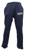 U.S. Navy PT Sweatpants Authentic Lightweight Sweat Pants Made In USA Size Large