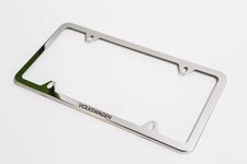 Genuine Volkswagen License Plate Frame Slim With Logo 000-071-801-ab-5r5