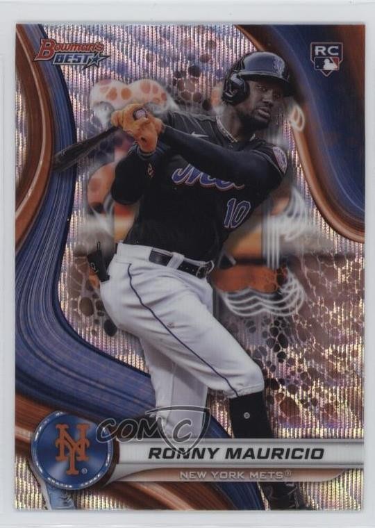 2024 Bowman's Best Wave Refractor Ronny Mauricio #41 0nr3