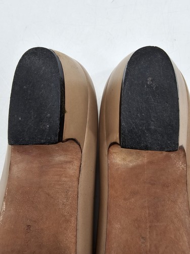 Salvatore Ferragamo Boutique Bow 6.5 2A Taupe Calf Le