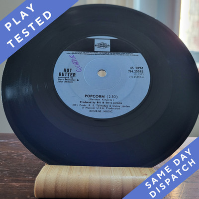 Hot Butter   Popcorn (1972) - 7'' Vinyl Single - EX - Free P&P