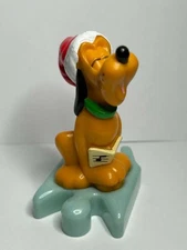 Vintage 2000 McDonalds Disney Mickey's Once Upon A Christmas Pluto Figurine Toy