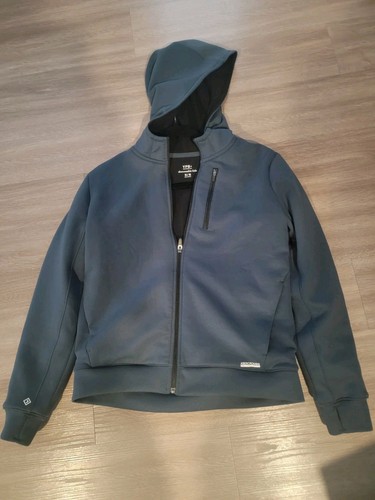 YPB Neoknit Cozy Lined Full Zip Hoodie Size 15 16 Blue Gray - Picture 3 of 8