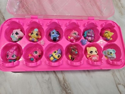 Hatchimals 12 Egg Surprises CollEGGtible Cute Shimmer Babies Carton &Accessories