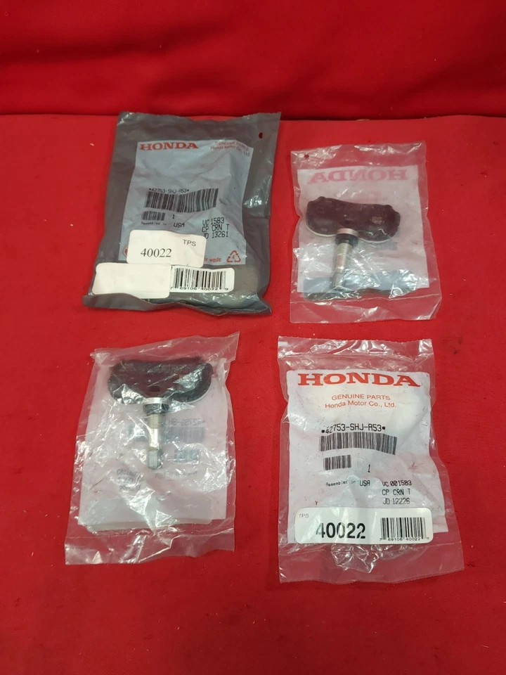 4 x Genuine OEM TPMS Sensors 42753-SHJ-A53 For 2008-2014 Honda Odyssey Ridgeline - Image 4 of 4