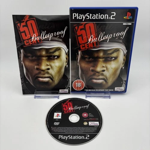 50 Cent Bulletproof (PAL Sony PS2, 2005) *Near Mint* *Disc Perfect*