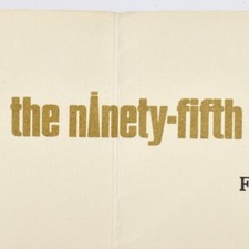 1990s The Ninety Fifth Restaurant Menu Tronel John Hancock Center Chicago #1