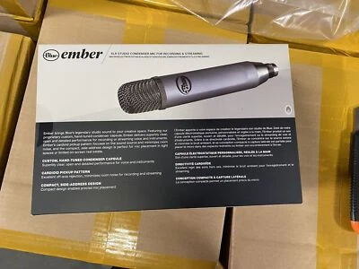 BLUE MICROPHONES Logitech for Creators Blue Ember XLR Condensor Microphone for Studio, Podcast
