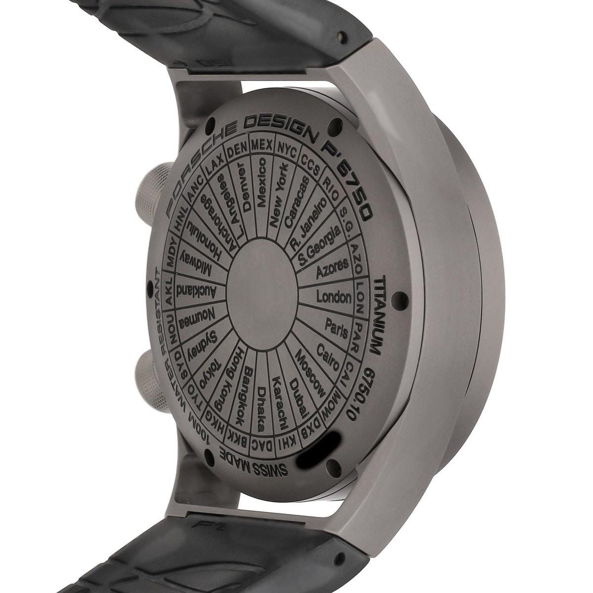 Porsche Design Worldtimer Titanium 45mm Automatic Men's Watch P