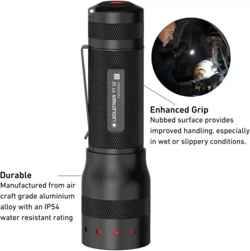 Ledlenser P7 SE (Special Edition) AAA Battery 450 Lumen LED Torch inc Holster - Picture 3 of 9