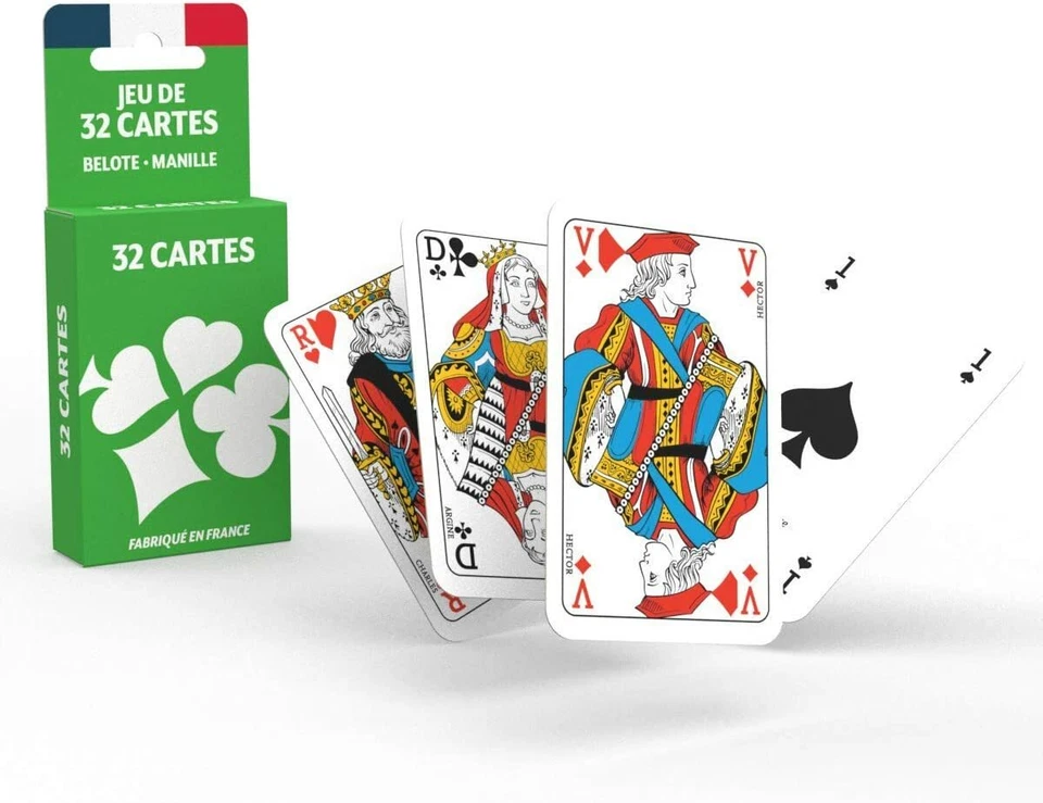 Cartamundi - Jeu de 32 Cartes - Fabriqué en France - Ducale - 6 .1 .5 cm