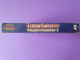 IRONSWORD: WIZARDS & WARRIORS 2 / Nintendo NES USA / Acclaim + Crystal Box