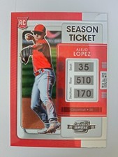 2022 Panini Chronicles - Contenders Optic #14 Alejo Lopez (RC) Holo Reds Rookie