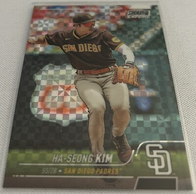 2022 Stadium Club Chrome Baseball Ha-Seong Kim San Diego Padres X-Fractor #394