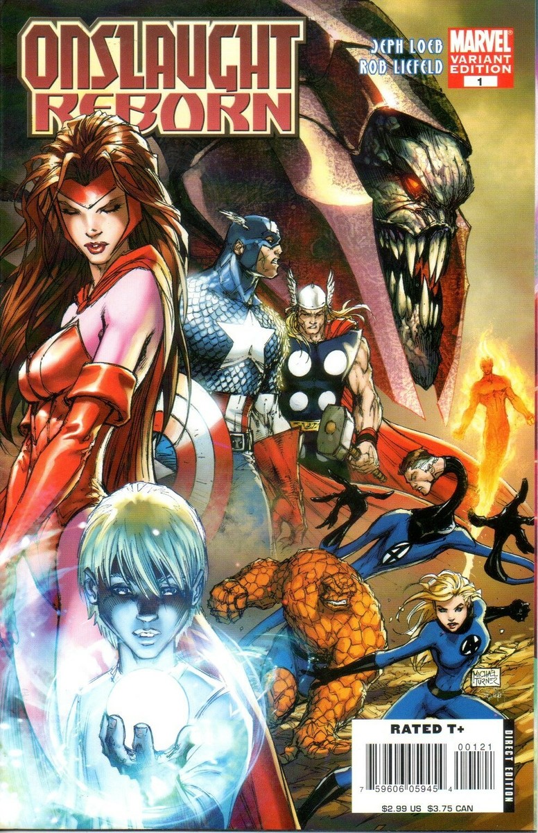 アメコミ・英語　ONSLAUGHT REBORN Marvel Comics Onslaught Reborn Mini-Series Issues #1-5