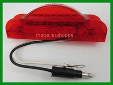 Maxxima Thin Line Side Marker Clearance light 7 LED Red lens 3/4 X 4 M20340R