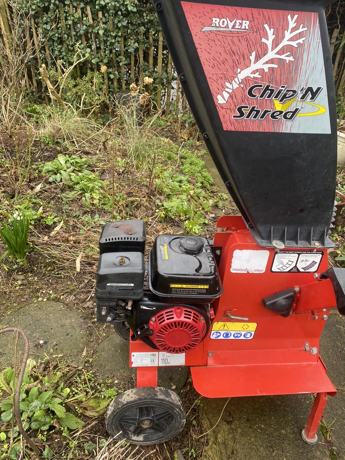 Rover Garden Chipper Or Shredder. Petrol Driven. eBay