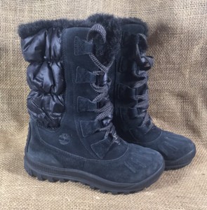 timberland puffer boot black