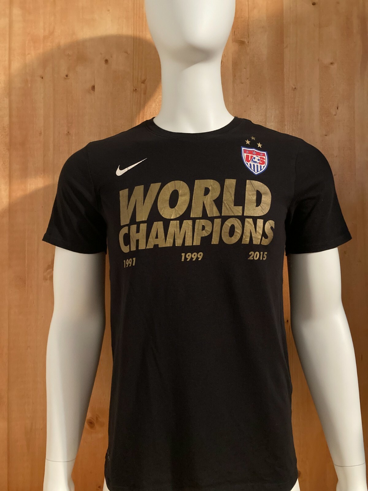 NIKE US SOCCER WORLD CHAMPS Graphic Print Mens TShir… Gem