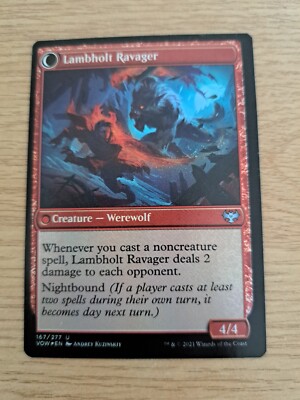 Lambholt Raconteur / Lambholt Ravager - Foil Near Mint Englisch MTG