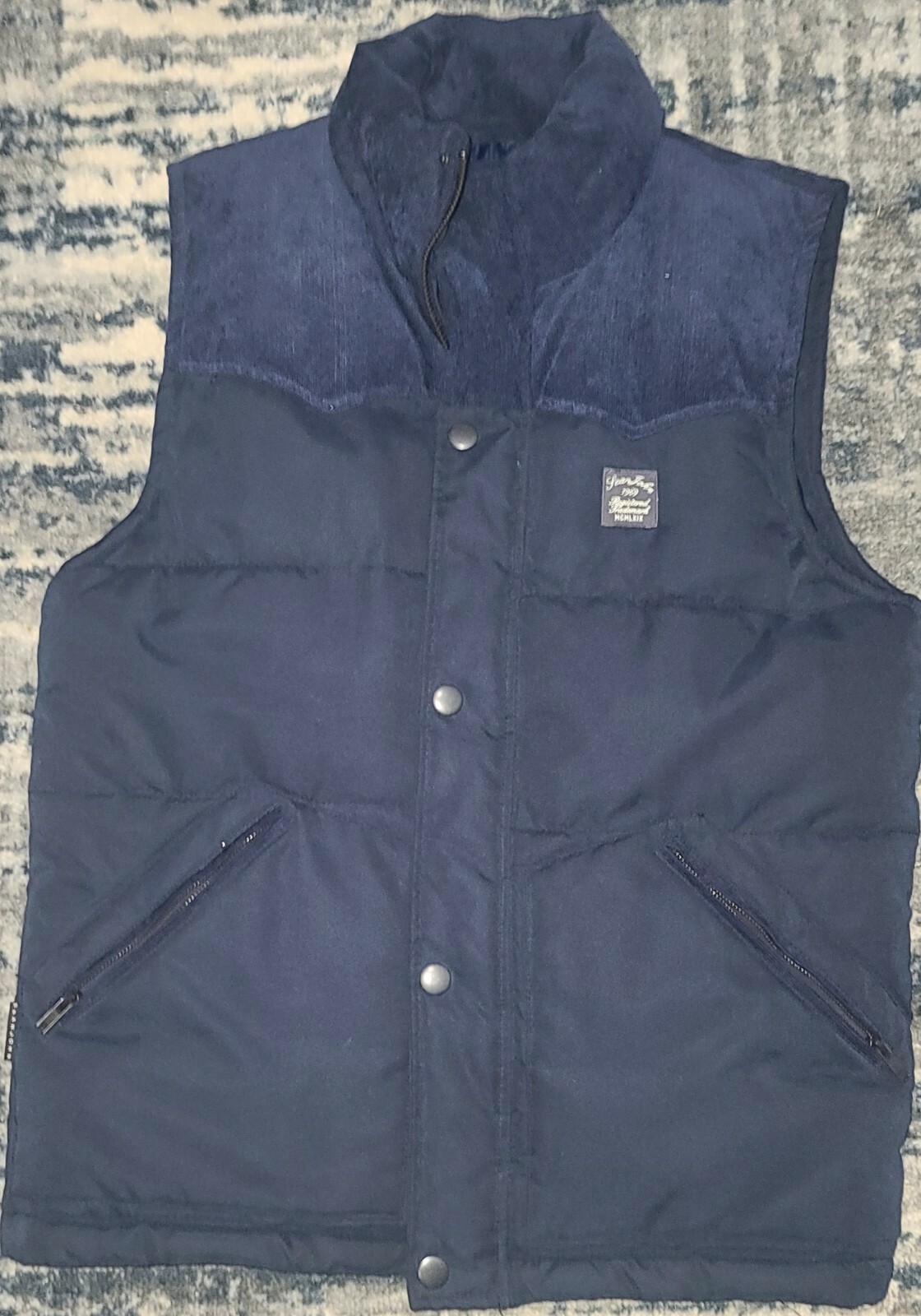 Sean John New York Men's Navy Puffer 