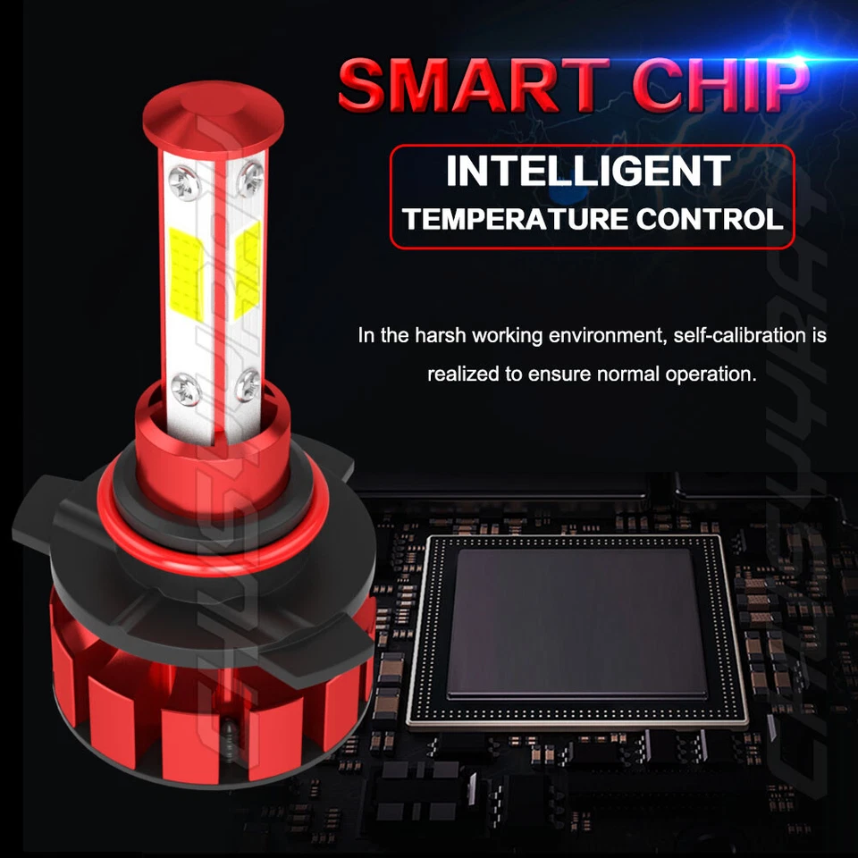 Para Nissan 300ZX 1990-1996 - 6X LED Faro Bombilla Luz Alta Baja + Kit Luz Antiniebla Foto 3 de 4