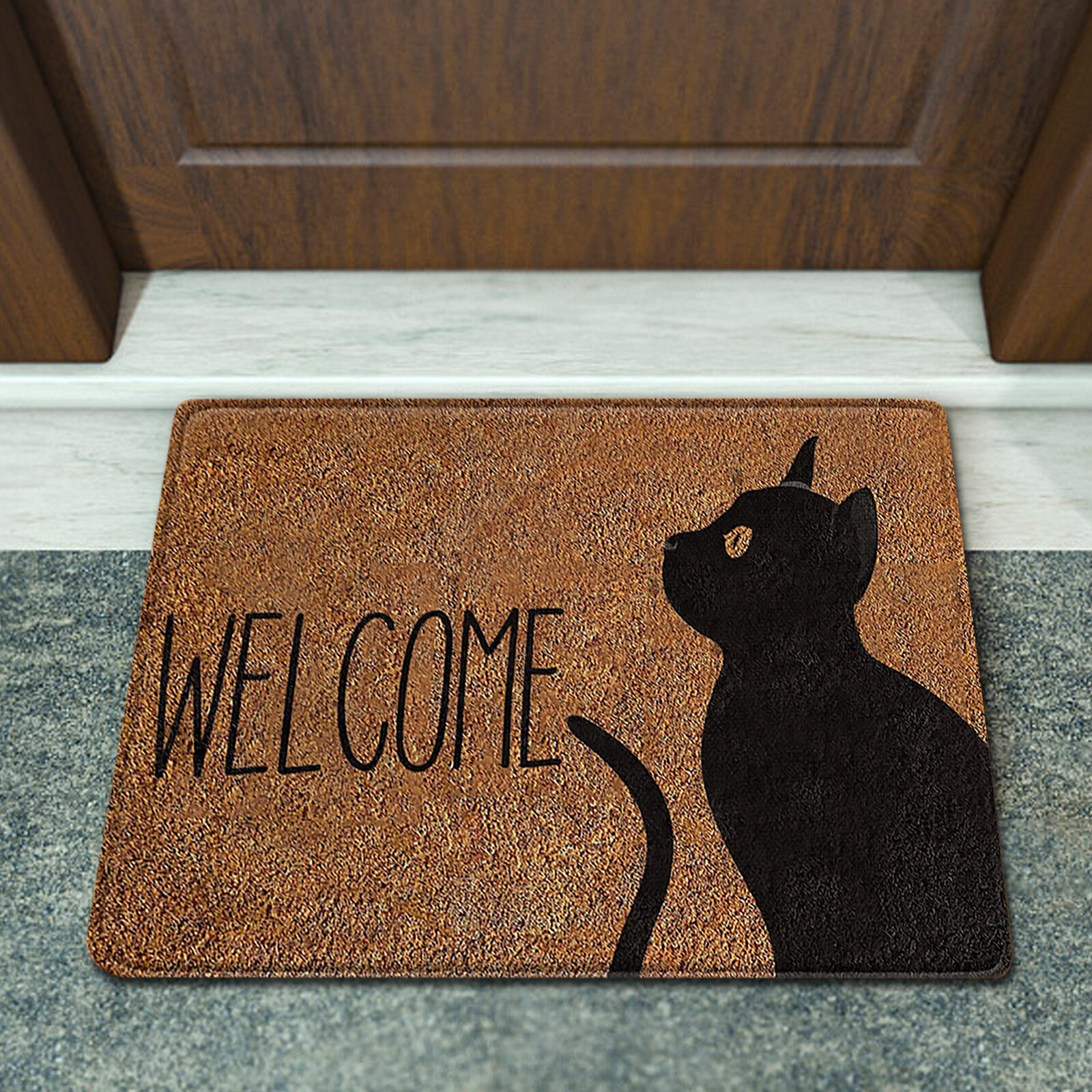 uk Cute Animal Letter Entrance Rugs NonSlip Front Doormats Indoor