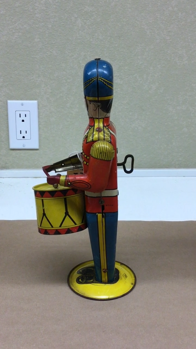 1935 Vintage Tin Toy No. 27 Drum Major, Wolverine Supply