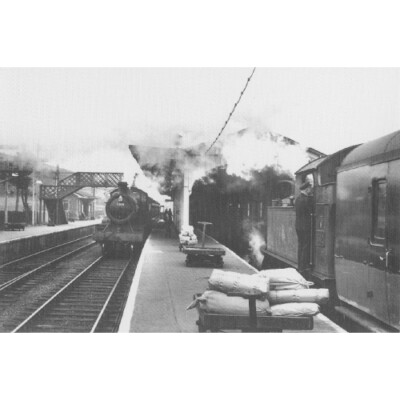 Postkarte: Maiden Newton Station (1959)