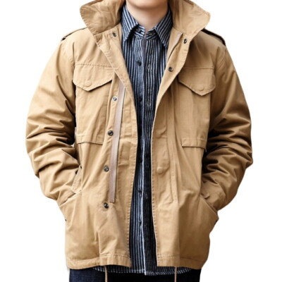Mens Military Retro Style M65 Tactical Field Jacket Work Cargo