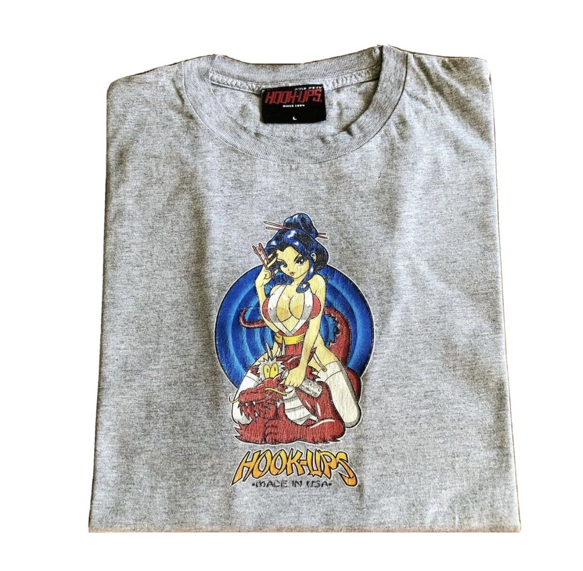 Vintage Hook Ups 90's Skate Shirt Mens L Skateboard Lucky Vintage Hook Ups 90's Skate Shirt Mens L Skateboard Lucky