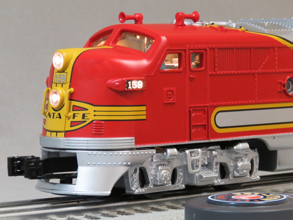 LIONEL SANTA FE LIONCHIEF DIESEL LOCOMOTIVE #159 O GAUGE train sfe 6 ...