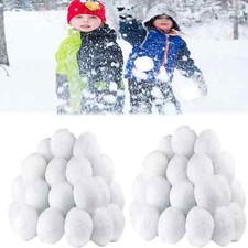 100 PC Fake Snowballs for Snowball Fight Indoor, Indoor Snowball for Kids,