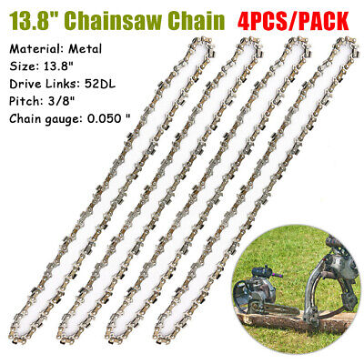 2 14" Chicago Electric Chainsaw Saw Chain Blade 67255 3/8"LP .050 Gauge 52DL S52