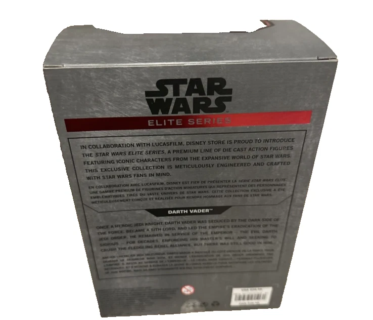 Star Wars Elite Series Darth Vader Metal Die Cast 7” Action Figure Disney Store - Image 4 of 4